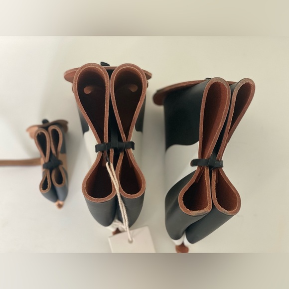 FOSSIL Folded Leather Pandas - 3PCS - Picture 2 of 10